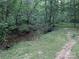 Outdoor creek view surrounded by natural woodlands and lush green space at 5425 Creek Run Ct, Kings Mountain, NC 28086