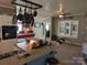 Open concept kitchen, bar and living space with home decor at 5425 Creek Run Ct, Kings Mountain, NC 28086