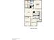 The second floor plan featuring bedrooms, loft, laundry room, and owner's suite with a walk-in closet at 707 Olde England Dr, Lincolnton, NC 28092