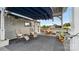 Stylish rooftop deck with fire pit, pergola, comfortable seating, and inviting outdoor space at 1011 Westbrook Dr # A, Charlotte, NC 28202