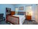 Bedroom with carpet, wooden furniture set, and natural light at 126 Doyle Farm Ln, Mooresville, NC 28115