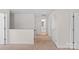Hallway with a view to a bathroom at 128 Cherry Birch St, Mooresville, NC 28117