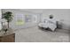 Serene main bedroom with ample natural light and neutral decor at 128 Cherry Birch St, Mooresville, NC 28117
