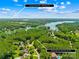 Breathtaking aerial view of property near Lake Norman, highlighting its scenic location and lush surroundings at 168 Blue Ridge Trl, Mooresville, NC 28117