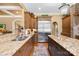 Spacious kitchen with granite countertops and stainless steel appliances at 168 Blue Ridge Trl, Mooresville, NC 28117