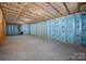 An unfinished basement provides a blank canvas for future customization and expansion at 17513 Hawks View Dr, Fort Mill, SC 29707