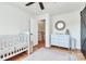 Bedroom room featuring wood floors, neutral walls and plenty of natural light at 2333 Greenland Ave, Charlotte, NC 28208