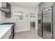 Well-lit kitchen featuring stainless steel appliances and a modern gas range at 2333 Greenland Ave, Charlotte, NC 28208