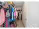 Walk-in closet with shelving and storage, providing ample space for organization at 308 Laurel Ridge Dr, Lincolnton, NC 28092