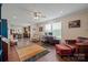 Comfortable living room with wood flooring, large windows, and an open layout, perfect for relaxation at 308 Laurel Ridge Dr, Lincolnton, NC 28092