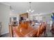 Open-concept living space with great flow between the kitchen, dining area, and living room at 308 Laurel Ridge Dr, Lincolnton, NC 28092