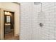 Modern bathroom featuring a tiled shower and a vanity with a mirror at 416 Plantation Way # 3, Mount Gilead, NC 27306