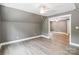 Bonus room features vaulted ceilings, ceiling fan, and an open doorway at 416 Plantation Way # 3, Mount Gilead, NC 27306