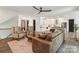 Bright and airy living room that connects to a modern kitchen at 416 Plantation Way # 3, Mount Gilead, NC 27306