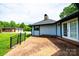 Charming backyard patio leads to a detached multi-car garage at 4275 Herman Sipe Rd, Conover, NC 28613