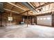 A Four-car garage with brick accents, interior ready for customization at 4275 Herman Sipe Rd, Conover, NC 28613