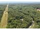 Stunning aerial view of wooded acreage at 4824 Waxhaw Farms Rd, Waxhaw, NC 28173