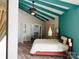 Bedroom with vaulted ceiling, fan, and closet, offering a serene and inviting space at 5017 Celeste Ct, Charlotte, NC 27609