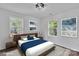 Comfortable bedroom showcases a stylish bed, modern lighting, and coordinating artwork at 512 North Mulberry St, Cherryville, NC 28021