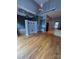 This open concept living room features hardwood floors, neutral paint, and lots of natural light at 514 W 10Th St # 403, Charlotte, NC 28202