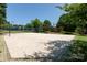Well-maintained sand volleyball court with net, providing a great space for friendly games and exercise at 6507 Fairway Point Dr, Charlotte, NC 28269