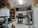 Spacious kitchen featuring stainless steel appliances, white cabinets, and ample countertop space at 7318 Brighton Brook Dr, Charlotte, NC 28212