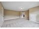 Spacious bedroom with neutral walls, carpet, and a walk-in closet providing ample storage at 8137 Caliterra Dr, Charlotte, NC 28227