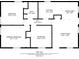 Home floor plan featuring kitchen, bath, living, and bed rooms with sizes at 823 Yuma St, Charlotte, NC 28213