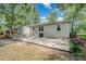 Backyard featuring a brick patio area, well-maintained lawn and shade trees at 1006 Home Trl, Gastonia, NC 28052