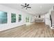 Bright, open-concept living room and kitchen boasts plenty of natural light and an open floorplan at 1011 Sandy Ct, Gastonia, NC 28056