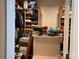 Organized walk-in closet with ample shelving and hanging space for clothing and personal items at 103 Northchase Dr, Concord, NC 28027