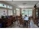 Bright dining room with natural light, crown molding, and space for gatherings and entertaining at 103 Northchase Dr, Concord, NC 28027