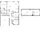 Detailed floor plan showcasing the layout of the home's first and second floors and its rooms at 10328 Kempsford Dr, Charlotte, NC 28262