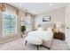 Bright, modern bedroom featuring large windows, and stylish decor at 1220 Elrond Nw Dr, Charlotte, NC 28269