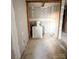 Hallway view highlighting the potential for layout and design in the unfinished space at 129 Williams Rd, Bessemer City, NC 28016