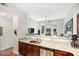 Modern kitchen seamlessly connecting to the living room, featuring updated appliances and sleek countertops at 1315 East Blvd # 203, Charlotte, NC 28203