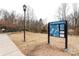 Freedom Park Little Sugar Creek Greenway map and information signage at 1315 East Blvd # 203, Charlotte, NC 28203