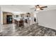 Kitchen with wood cabinets, stainless steel appliances and a large island with seating at 159 Blackmon Pond Rd, Lancaster, SC 29720