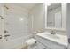 Bathroom featuring a shower-tub combo and a single vanity at 169 Halifax Dr, Fort Mill, SC 29707