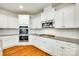 Modern kitchen featuring stainless steel appliances, granite countertops, and ample cabinet space at 169 Halifax Dr, Fort Mill, SC 29707