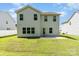 Back exterior features a well-maintained lawn, patio, and access door at 1691 Ashley Lynn Ct, Stanfield, NC 28163