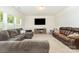 Spacious living room featuring comfortable seating, a large window, and a TV at 1691 Ashley Lynn Ct, Stanfield, NC 28163