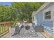 Outdoor deck with outdoor furniture at 2222 19Th Ne Ave, Hickory, NC 28601