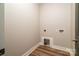View of the laundry room area showcasing the utility connections at 240 Mark Ryan Ln, Dallas, NC 28034
