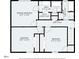 Second-floor plan featuring bedrooms, bathrooms, and a walk-in closet for convenient living at 308 Home Rd, Salisbury, NC 28147