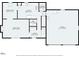 Detailed first-floor plan showing layout of living spaces including kitchen, dining, and garage at 308 Home Rd, Salisbury, NC 28147