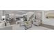 Open-concept living area featuring a modern kitchen, dining space, and comfortable seating at 4060 Beacon Ave # 148, Monroe, NC 28110