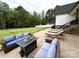 Inviting outdoor patio with comfortable seating, perfect for relaxing or entertaining at 4282 Brandy Creek Ct, Clover, SC 29710