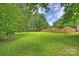 Large open backyard space, fully fenced with lots of open space for fun and games at 5179 Poplar Glen Dr, Matthews, NC 28104