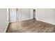 Roomy bedroom with an en-suite bathroom, neutral walls, durable wood-look flooring and nice natural light at 6340 Green Vista Ct, Charlotte, NC 28212